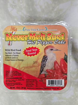 Never Melt Hot Pepper Suet