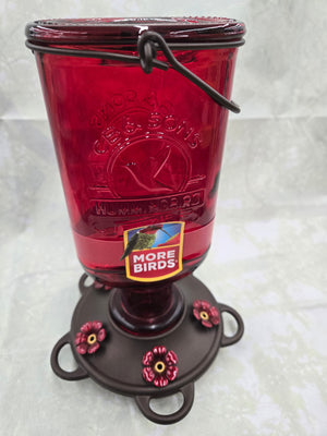 Elixir Glass Hummingbird Feeder