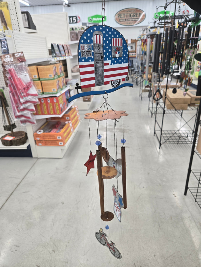 USA Camper Wind Chime
