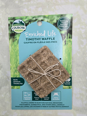 Oxbow Timothy Waffle Treats for Small Animals