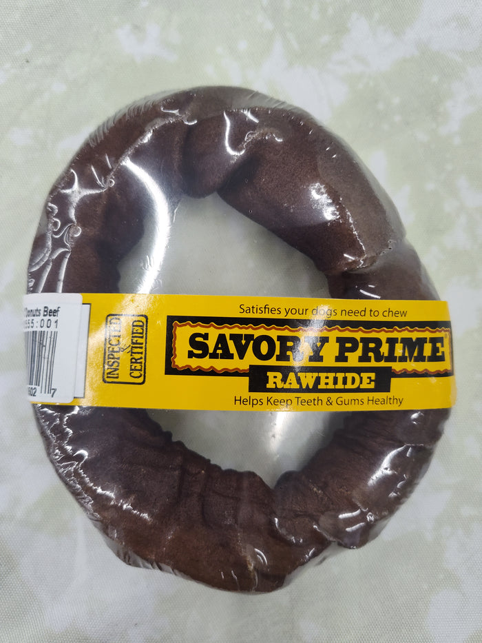 Rawhide Beef Donut 4"