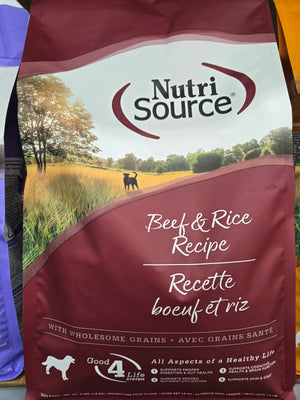 NutriSource Beef and Rice Dog Food (4 lbs)