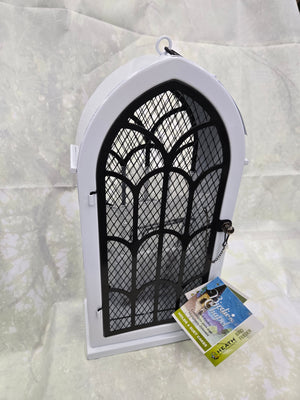 White Archway Bird Feeder