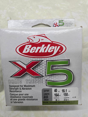Berkley X5 Braid Fishing Line