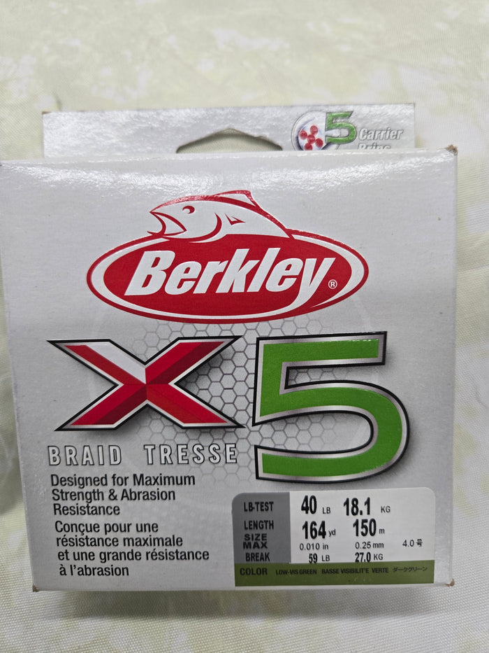 Berkley X5 Braid Fishing Line