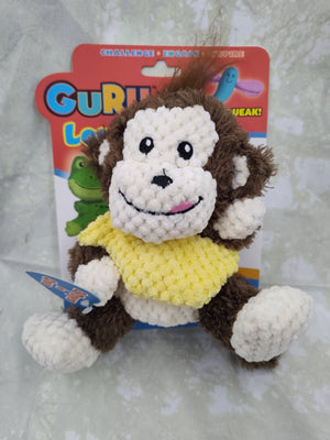 Monkey Dog Toy Med