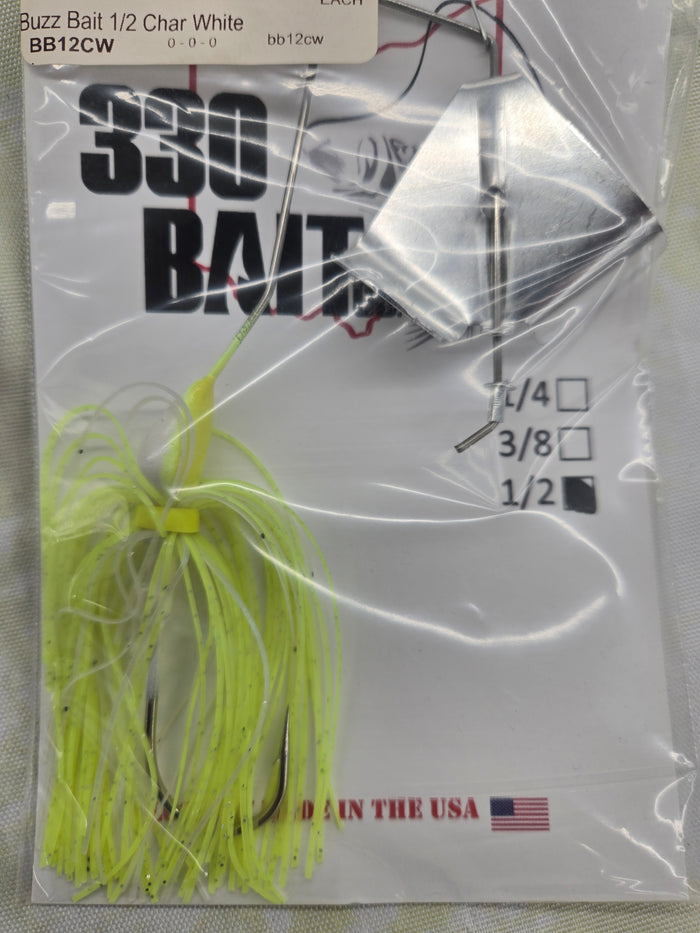 Buzz Bait 1/2 Char White