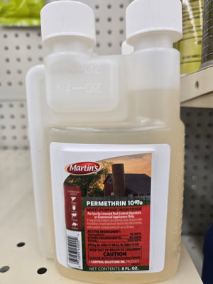 Permethrin 10% Insecticide Concentrate - 8oz