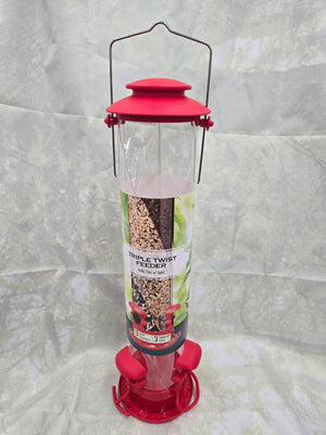 Triple Twist Tube Feeder