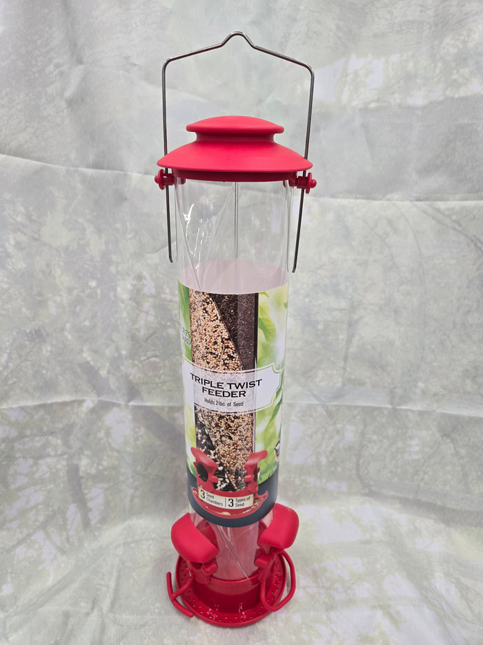 Triple Twist Tube Feeder