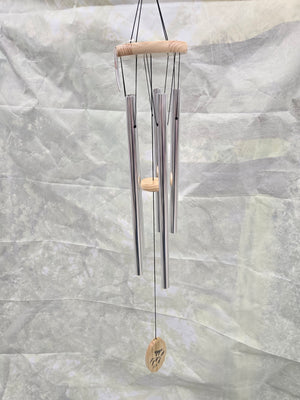 Wind Chime, Silver, 36 Inch