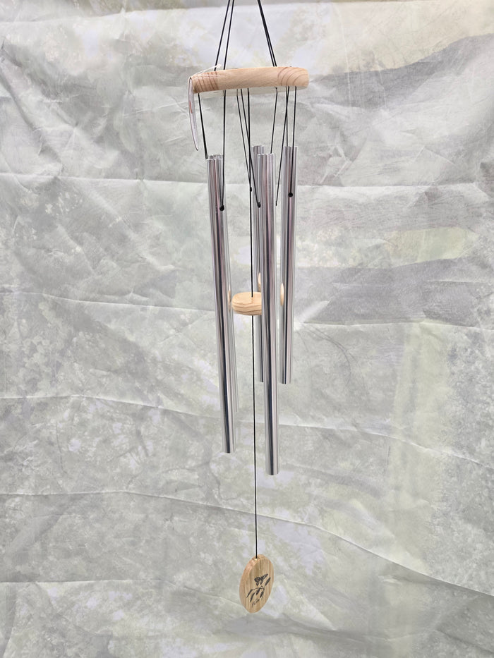 Wind Chime, Silver, 36 Inch