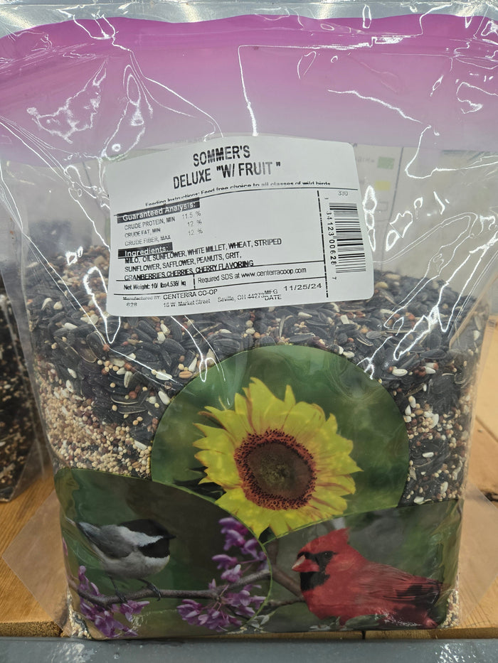 10 lb Deluxe Wild Bird Feed with Fruit (10 lbs)