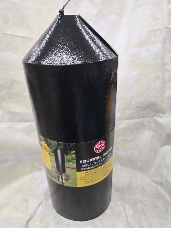 Torpedo Squirrel Baffle - Effective Bird Feeder Protection