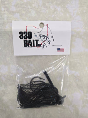 Football Jig 1/2 oz Black/Blue
