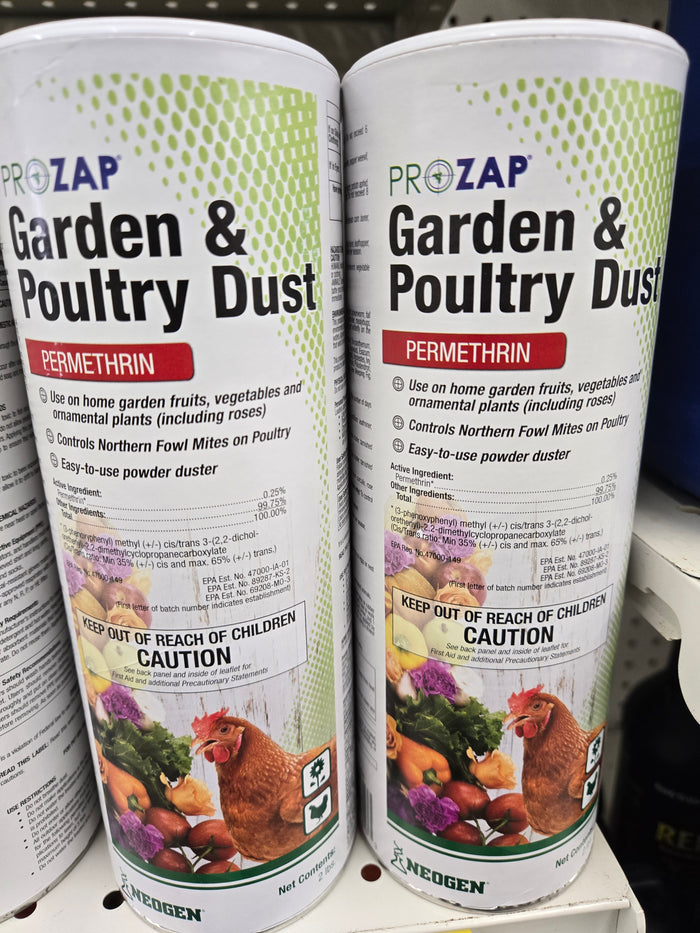 Neogen Garden and Poultry Dust Powder, 2 lb Container 2LB ProZap Dust