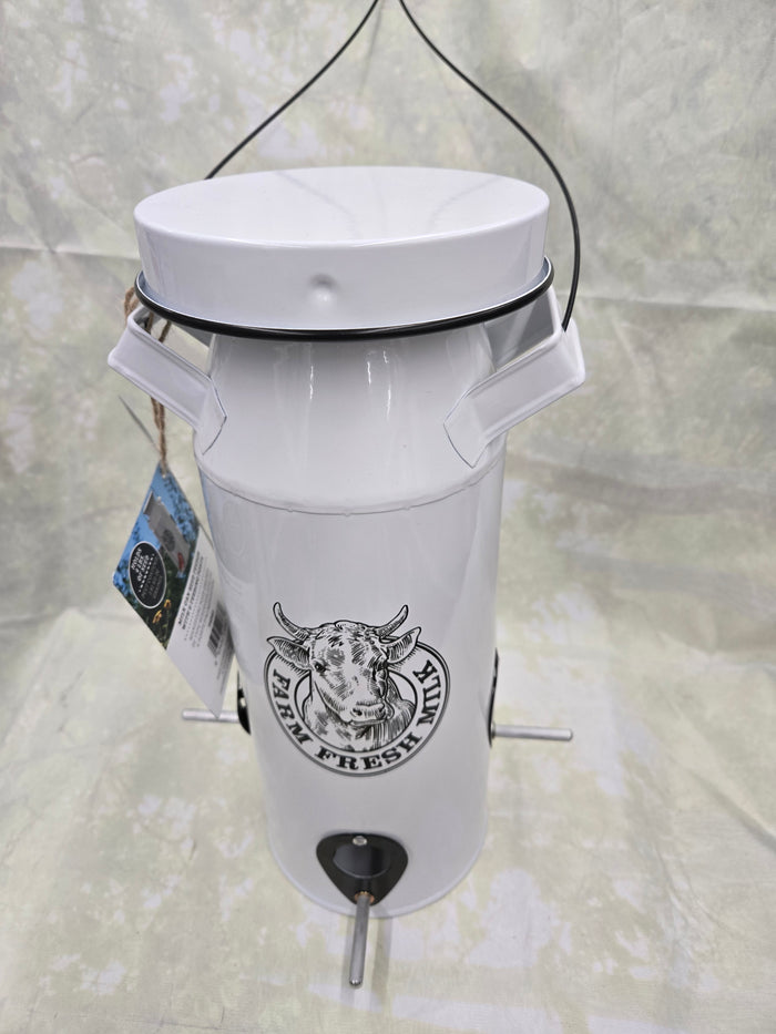 Milkhouse Milk Can Feeder for Wild Birds
