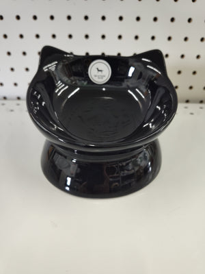 Black Cat Dish 1.5 Cup