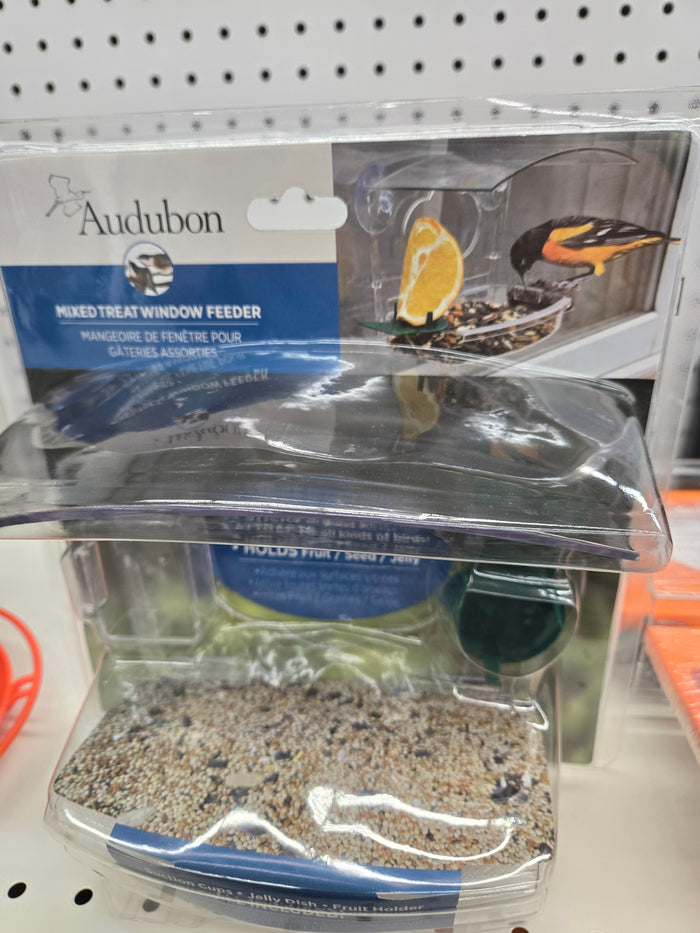 Mix Treat Window Bird Feeder
