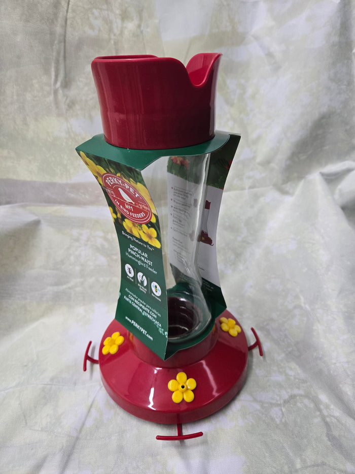 Glass Hummingbird Feeder - Beautifully Crafted for Attracting Wild Birds