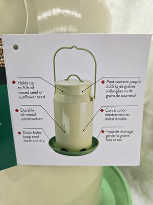 Milk Pail Bird Feeder