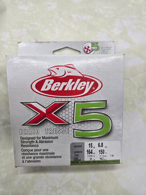 Berkley X5 Braid Fishing Line