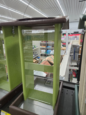 Tall Bird Feeder - Brown and Lime (4 lbs)