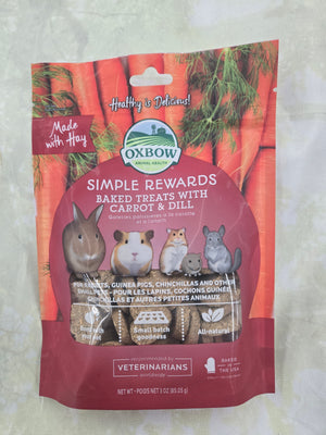 Simple Carrot and Dill Baked Treats for Small Animals