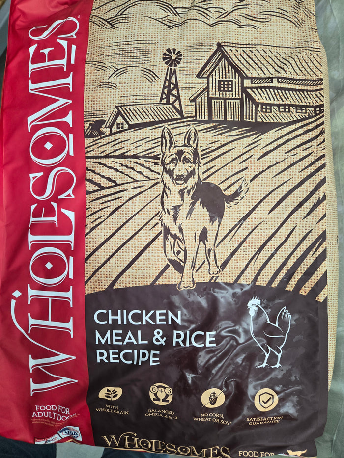Wholesomes Chicken and Rice Dog Food (40 lbs)
