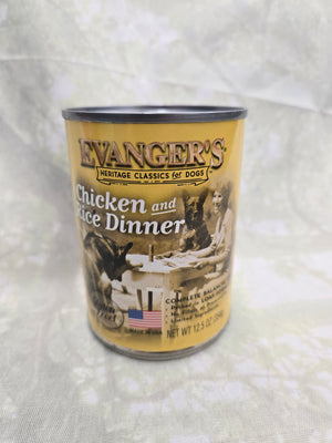 Evanger's Chicken and Rice Canned Dog Food (13 oz)