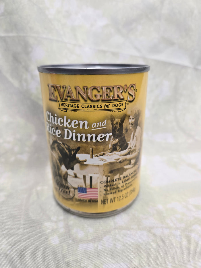 Evanger's Chicken and Rice Canned Dog Food (13 oz)