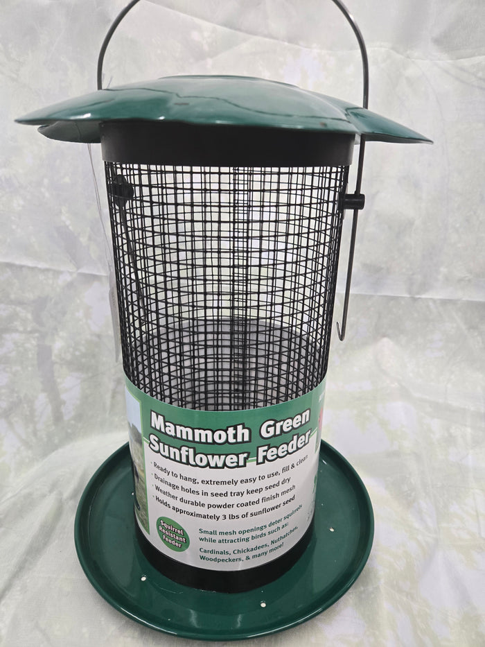 Mammoth Green Sunflower Bird Feeder