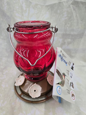 Ruby Visions Hummingbird Feeder