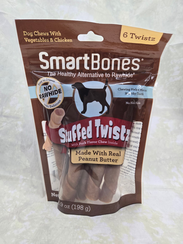 Stuffed Twist Peanut Butter Treats - 6 Pack