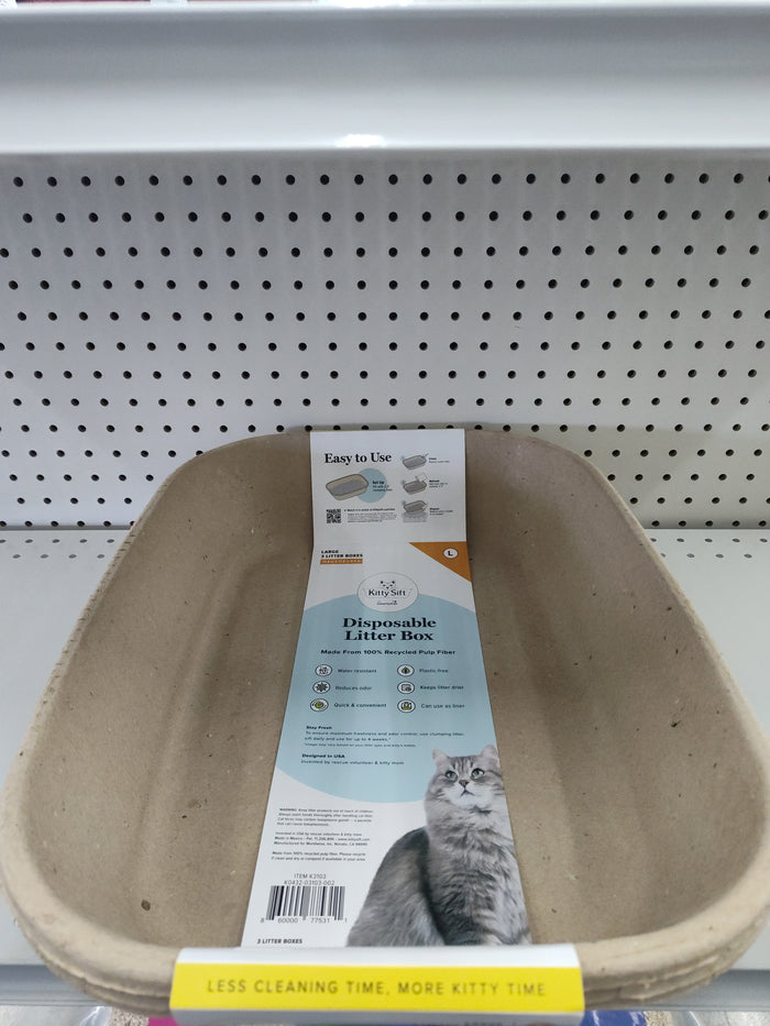 Kitty Sift Litter Box 3 Pack