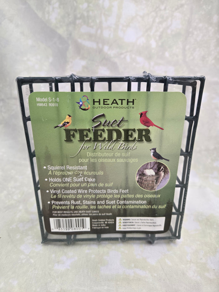 Heath Green Suet Feeder