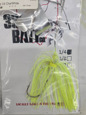 Buzz Bait 1/4 oz Charcoal White