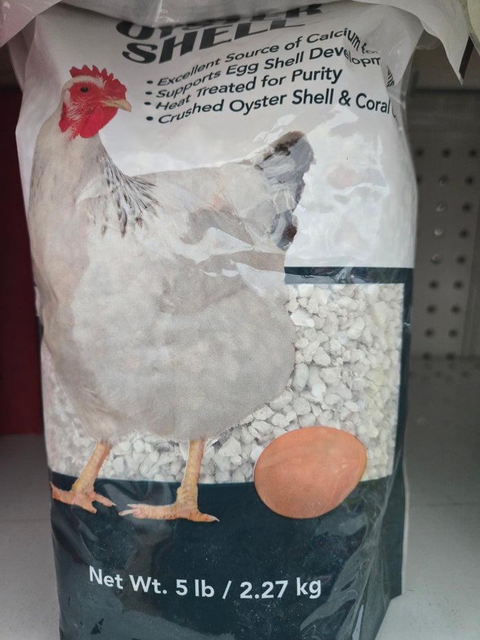 Pecking Order 9688 Chicken Supplement, 18 Weeks and Up, 5 lb Bag Oyster Shell Supplement