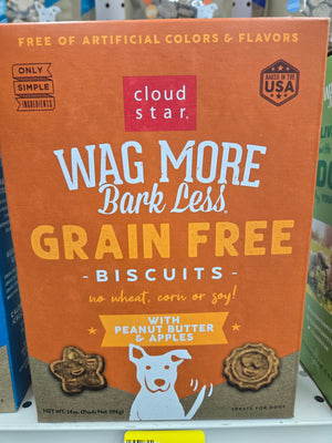 Wag More Grain-Free Peanut Butter and Apple Treats