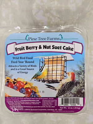 Fruit Berry Nut Suet Cake (1 lbs)