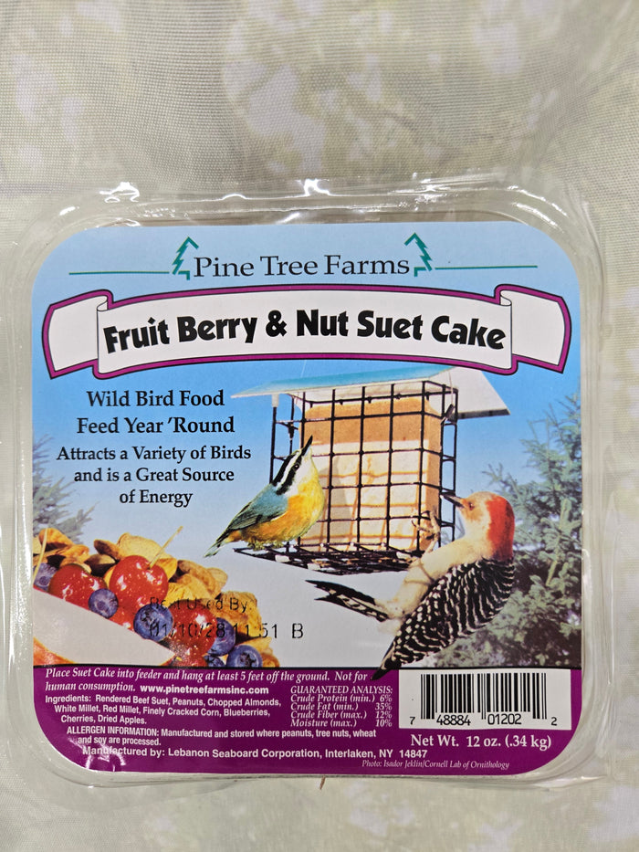 Fruit Berry Nut Suet Cake (1 lbs)