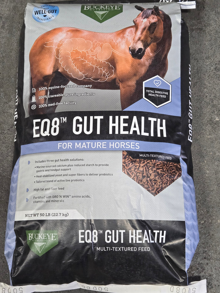 Buckeye EQ8 Gut Health Horse Feed (50 lbs)