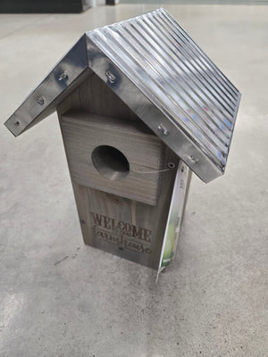 Galvanized Bluebird House