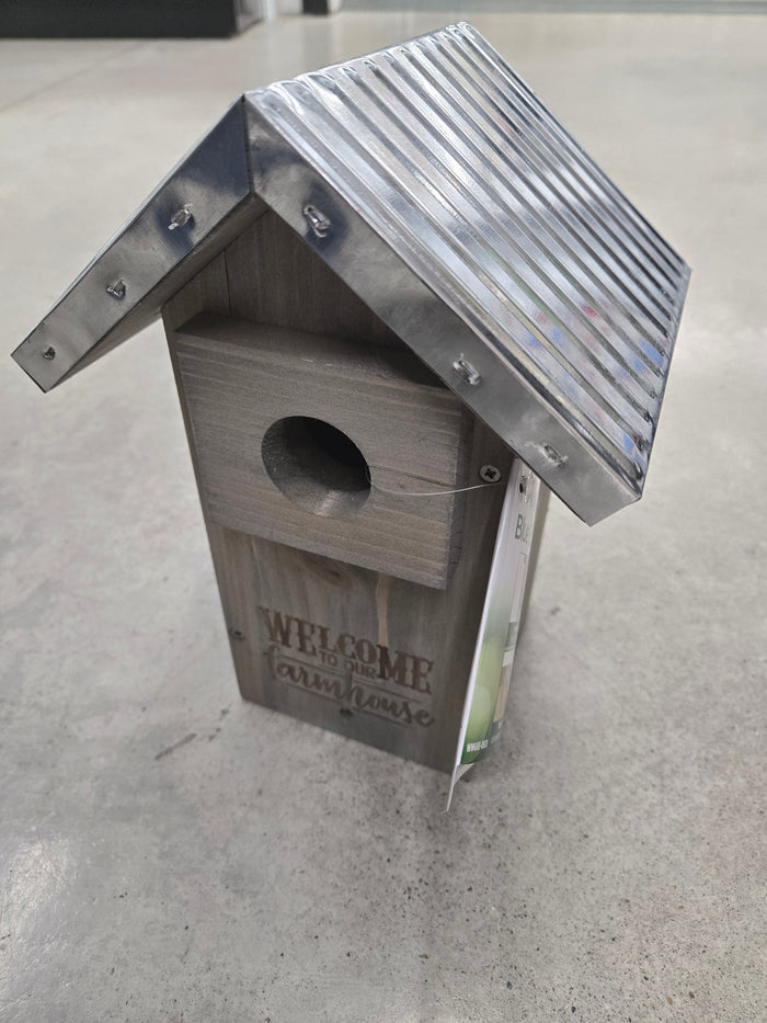 Galvanized Bluebird House
