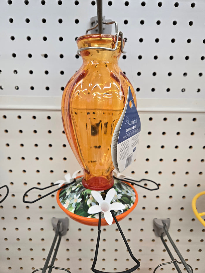 Fluted Glass Oriole Feeder