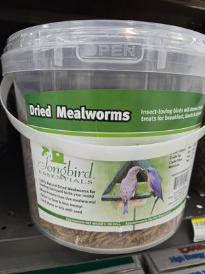 28.2 oz Dried Mealworms for Wild Birds