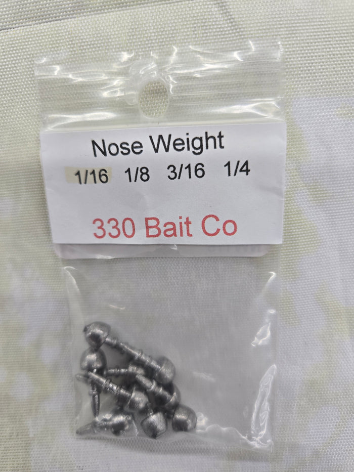 Nose Weights 1/16 oz - Fishing Tackle