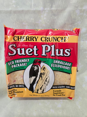 WS Cherry Crunch Suet Cake for Wild Birds