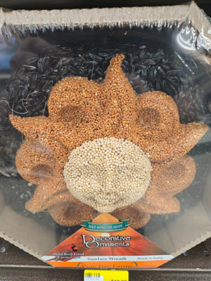 PTF Sun Face Seed Wreath for Wild Birds