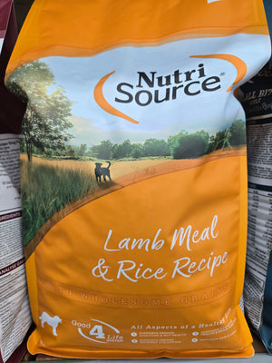 NutriSource Lamb and Rice Dog Food (5 lbs)